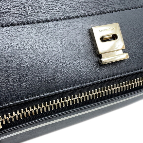 GIVENCHY Black Leather Shoulder Bag - Picture 10 of 16